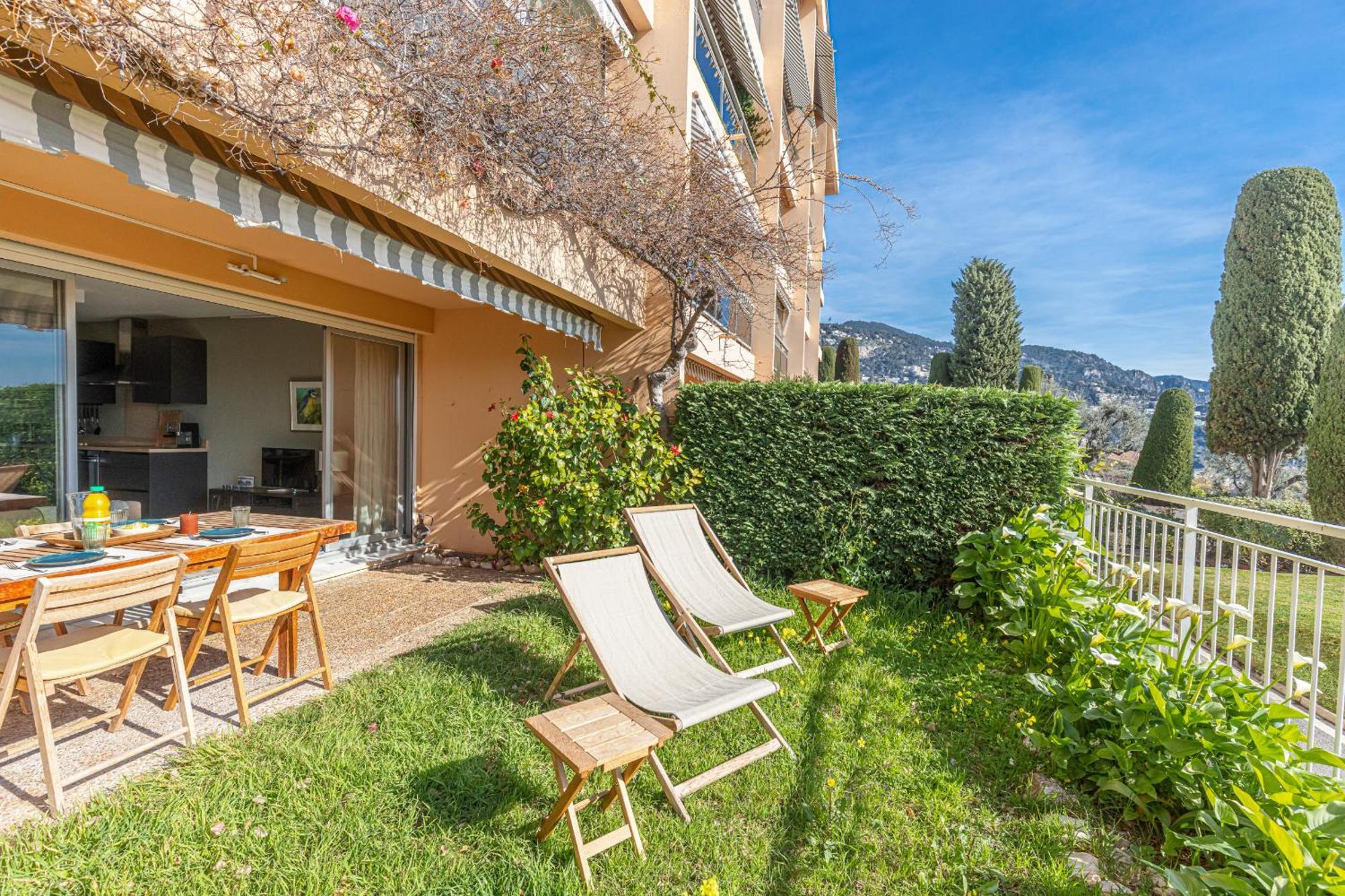 2 Bdr Villefranche-Sur-Mer Sea View Parking And Swimming Pool Экстерьер фото